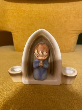 1960 Holt Howard Praying Little Boy Candle Holder
